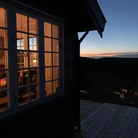 Middagslia - At Skrim With Amazing View Ferienhaus *
