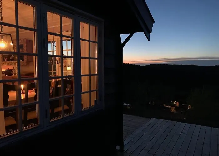 Middagslia - At Skrim With Amazing View Ferienhaus *